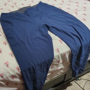 WonderWink Women's Modern Fit Renew Scrub Pants - Blue and Gray